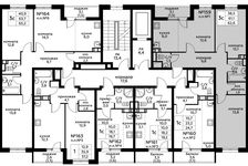 Планировка 3-комнатной квартиры, 62,6 м2