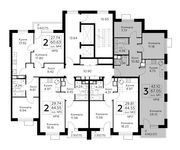 Планировка 3-комнатной квартиры, 65,6 м2