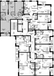 Планировка 3-комнатной квартиры, 76,2 м2