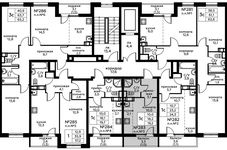 Планировка квартиры студии, 19,2 м2