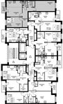 Планировка 3-комнатной квартиры, 58,6 м2
