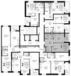 Планировка 1-комнатной квартиры, 44,5 м2