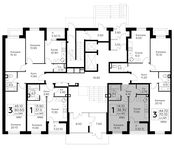 Планировка 1-комнатной квартиры, 38,4 м2