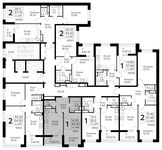 Планировка 1-комнатной квартиры, 39,4 м2
