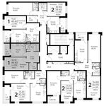 Планировка 1-комнатной квартиры, 43,1 м2