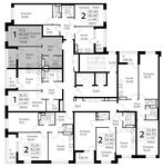 Планировка 1-комнатной квартиры, 39,9 м2
