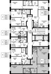 Планировка 3-комнатной квартиры, 69 м2