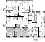Планировка 3-комнатной квартиры, 51,9 м2