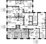 Планировка 3-комнатной квартиры, 51,4 м2