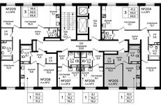 Планировка 1-комнатной квартиры, 30,7 м2
