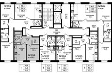 Планировка 1-комнатной квартиры, 31,2 м2
