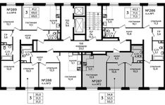 Планировка 3-комнатной квартиры, 50,3 м2