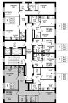 Планировка 3-комнатной квартиры, 68,9 м2