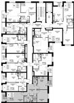 Планировка 2-комнатной квартиры, 57 м2