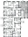 Планировка 3-комнатной квартиры, 60,2 м2