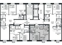Планировка 2-комнатной квартиры, 34,9 м2