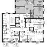 Планировка 4-комнатной квартиры, 87,7 м2