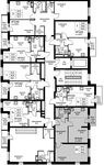 Планировка 2-комнатной квартиры, 46,6 м2