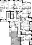 Планировка 2-комнатной квартиры, 45 м2