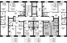 Планировка 1-комнатной квартиры, 30,7 м2