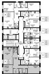 Планировка 3-комнатной квартиры, 68,9 м2