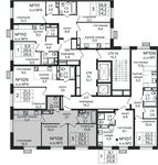 Планировка 3-комнатной квартиры, 52,3 м2