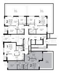 Планировка 2-комнатной квартиры, 67,7 м2