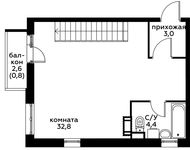 Планировка 4-комнатной квартиры, 122,4 м2