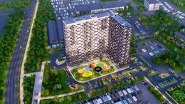 Планировка квартиры студии, 27,36 м2
