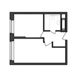 Планировка 1-комнатной квартиры, 35,14 м2