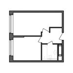 Планировка 1-комнатной квартиры, 36,38 м2