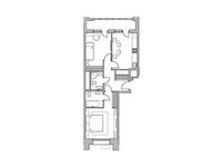 Планировка 2-комнатной квартиры, 61,22 м2