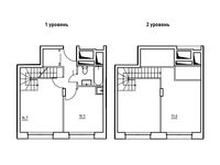 Планировка 1-комнатной квартиры, 49 м2