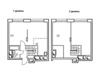 Планировка 1-комнатной квартиры, 57,5 м2