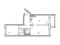 Планировка 2-комнатной квартиры, 65,9 м2