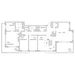Планировка 4-комнатной квартиры, 207,32 м2