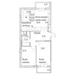 Планировка 4-комнатной квартиры, 142,6 м2