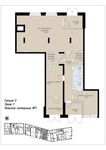 Планировка 1-комнатной квартиры, 118 м2