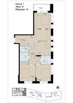 Планировка 4-комнатной квартиры, 80,8 м2