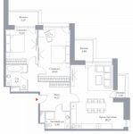 Планировка 2-комнатной квартиры, 110,9 м2