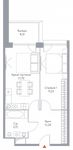 Планировка 2-комнатной квартиры, 62,97 м2