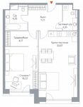 Планировка 2-комнатной квартиры, 79,26 м2
