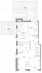 Планировка 4-комнатной квартиры, 327,7 м2