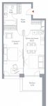 Планировка 2-комнатной квартиры, 63,2 м2
