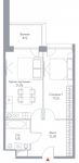 Планировка 2-комнатной квартиры, 62,7 м2