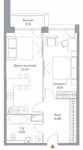 Планировка 2-комнатной квартиры, 60,24 м2