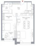 Планировка 2-комнатной квартиры, 78,9 м2