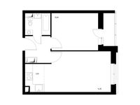 Планировка 2-комнатной квартиры, 36,65 м2
