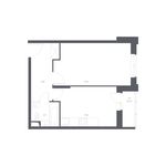 Планировка 1-комнатной квартиры, 31,92 м2