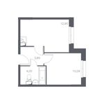 Планировка 1-комнатной квартиры, 30,93 м2